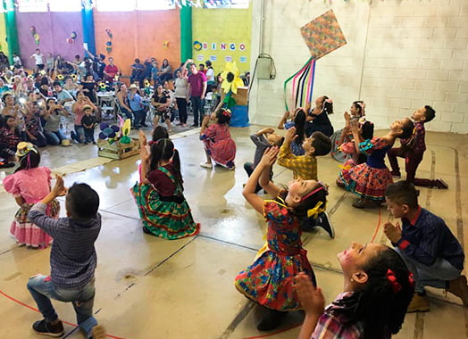 Atividade cultural na escola